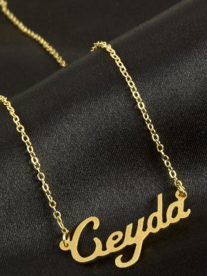 Ceyda isimli kolye -Sarı
