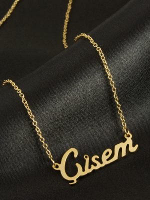 Çisem isimli kolye -Sarı