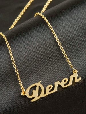 Deren isimli kolye -Sarı