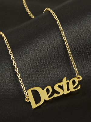 Deste isimli kolye -Sarı