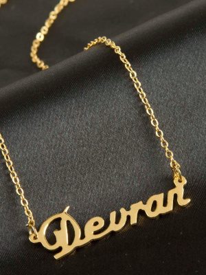Devran isimli kolye -Sarı