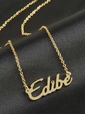 Edibe isimli kolye -Sarı