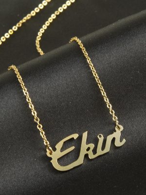 Ekin isimli kolye -Sarı