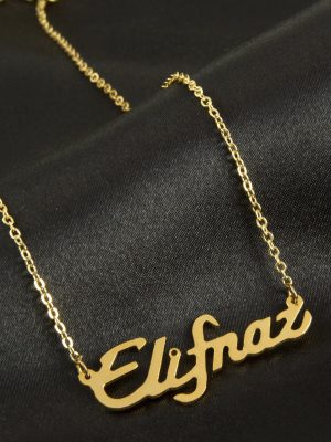 Elifnaz isimli kolye -Sarı