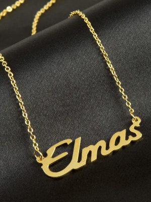 Elmas isimli kolye -Sarı