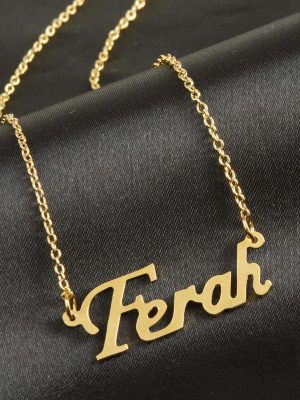 Ferah isimli kolye -Sarı