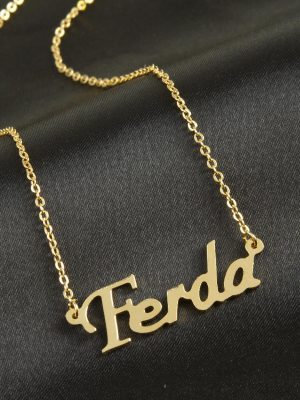 Ferda isimli kolye -Sarı