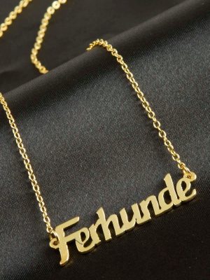 Ferhunde isimli kolye -Sarı