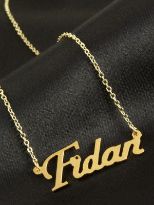 Fidan isimli kolye -Sarı