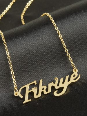 Fikriye isimli kolye -Sarı