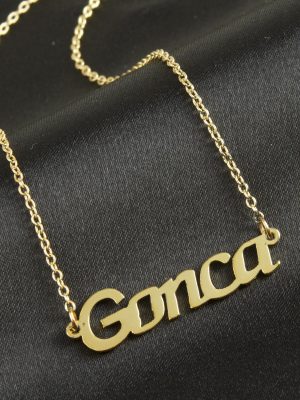 Gonca isimli kolye -Sarı