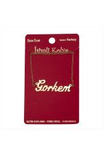 Görkem isimli kolye -Sarı - Görsel 3