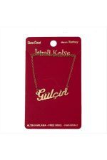 Gülçin isimli kolye -Sarı