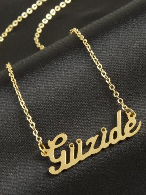 Güzide isimli kolye -Sarı