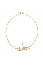 Hafize isimli kolye -Sarı - Görsel 2