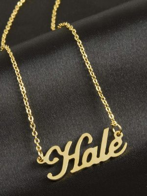 Hale isimli kolye -Sarı