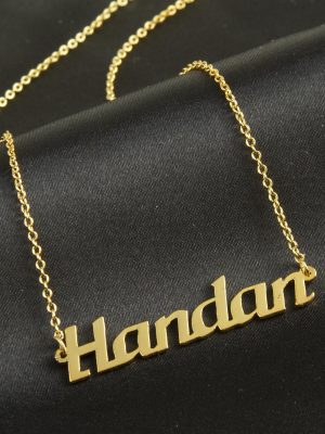 Handan isimli kolye -Sarı