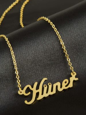 Hüner isimli kolye -Sarı