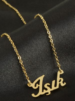 Işık isimli kolye -Sarı