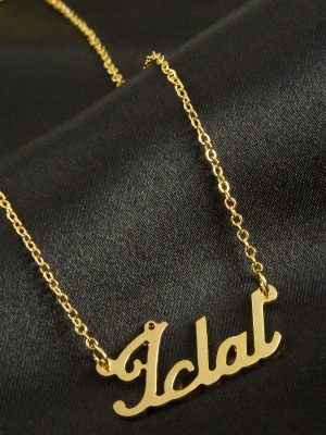 İclal isimli kolye -Sarı