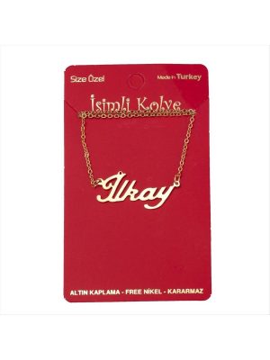 İlkay isimli kolye -Sarı