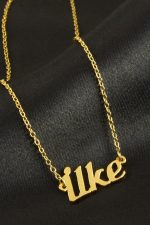 İlke isimli kolye -Sarı