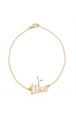 İlke isimli kolye -Sarı - Görsel 2