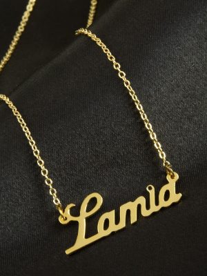 Lamia isimli kolye -Sarı