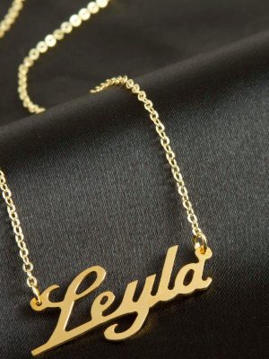 Leyla isimli kolye -Sarı