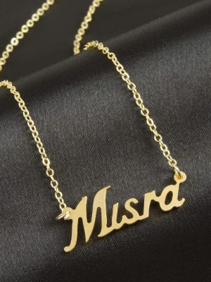 Mısra isimli kolye -Sarı