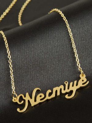 Necmiye isimli kolye -Sarı