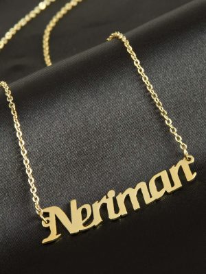 Neriman isimli kolye -Sarı