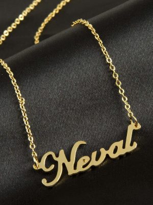 Neval isimli kolye -Sarı