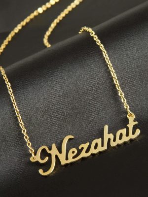 Nezahat isimli kolye -Sarı