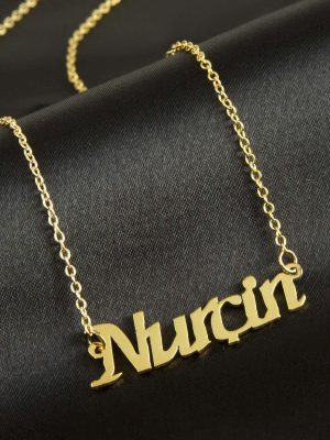 Nurçin isimli kolye -Sarı