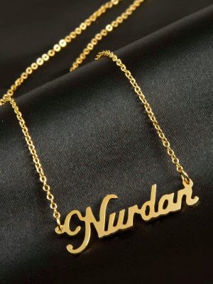 Nurdan isimli kolye -Sarı