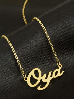 Oya isimli kolye -Sarı