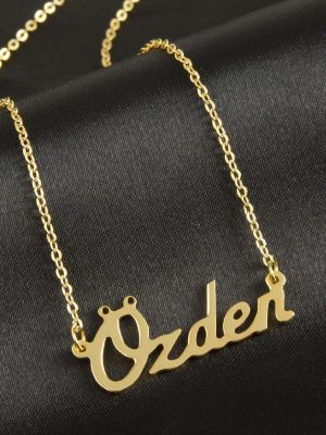 Özden isimli kolye -Sarı