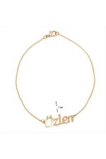 Özlen isimli kolye -Sarı - Görsel 2