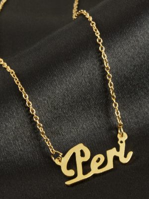 Peri isimli kolye -Sarı