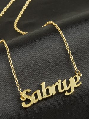 Sabriye isimli kolye -Sarı