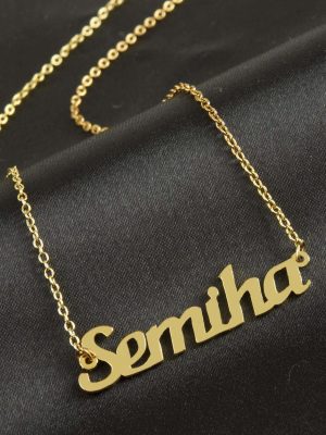 Semiha isimli kolye -Sarı