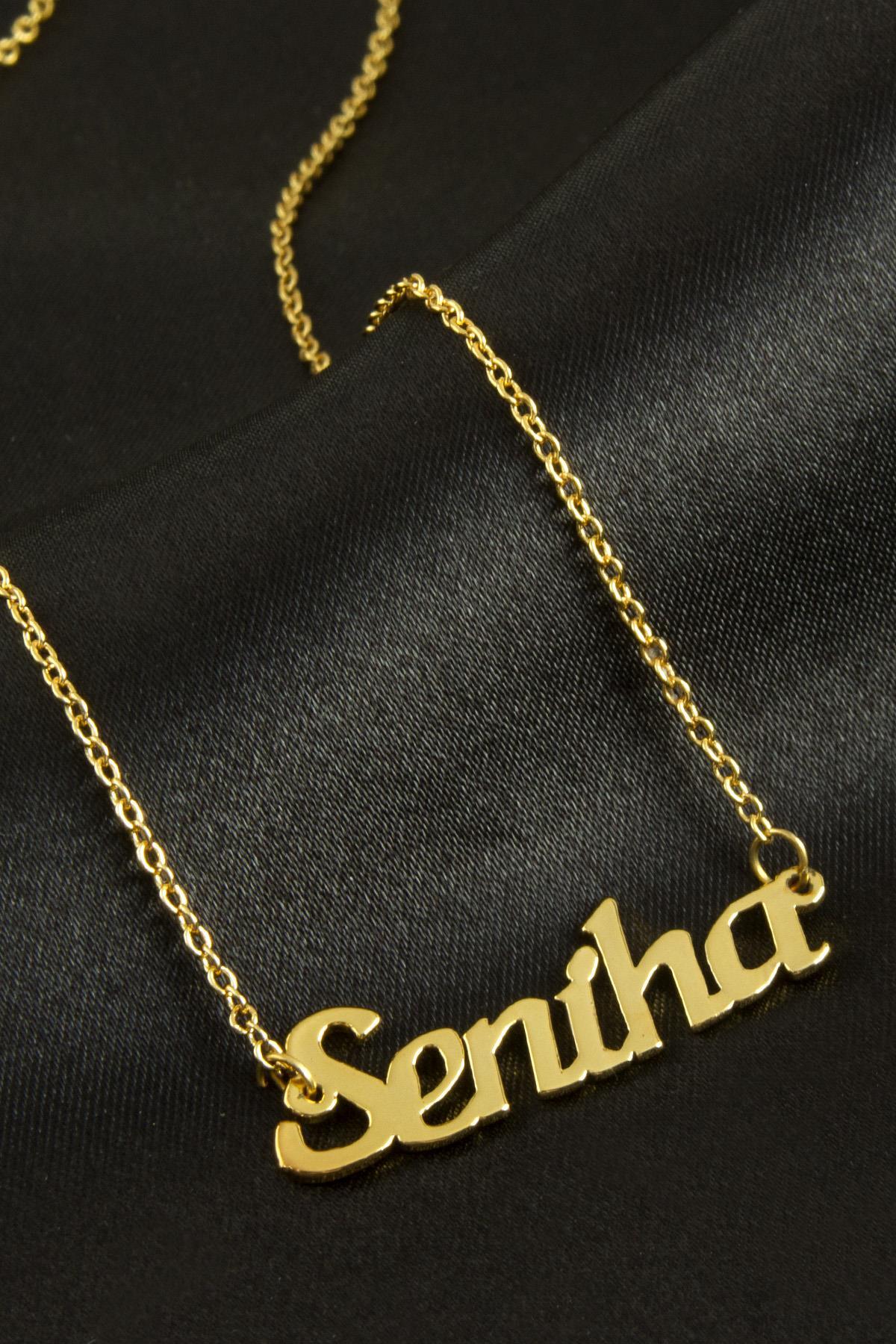 1202172_Seniha-isimli-kolye-Kisiye-Ozel-389a.jpg Seniha isimli kolye -Sarı - Görsel 1