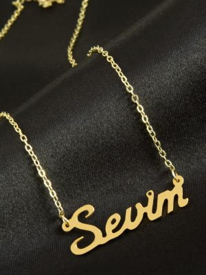 Sevim isimli kolye -Sarı