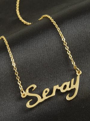 Seray isimli kolye -Sarı