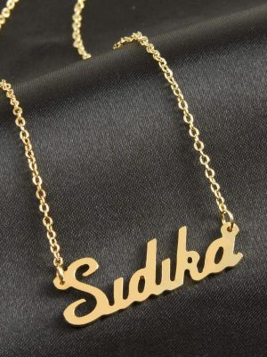 Sıdıka isimli kolye -Sarı