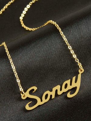 Sonay isimli kolye -Sarı