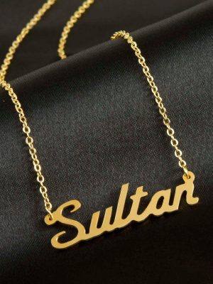 Sultan isimli kolye -Sarı