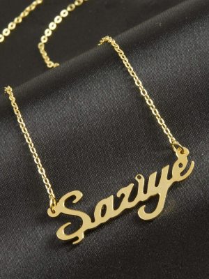 Şaziye isimli kolye -Sarı