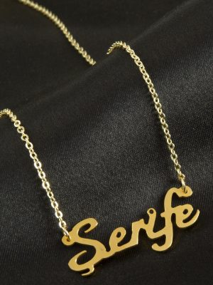 Şerife isimli kolye -Sarı